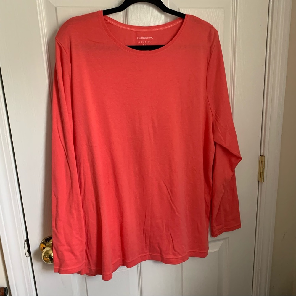 Croft & Barrow 2x long sleeve classic t shirt